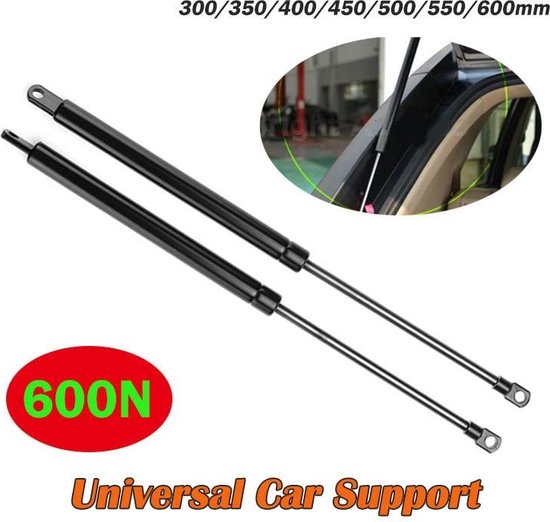 2x600N 300-600mm Auto Gasveren voor Motorkap, Kofferbak, Achterklep, Shock Lift Strut, Ondersteuning Bar, Bus, Bedrijfsvoertuig, Boot en Venster van Senvenelec