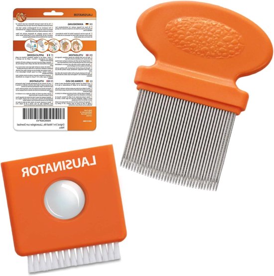 3-in-1 Extra Fine Nit Comb for Children and Adults van Merkloos