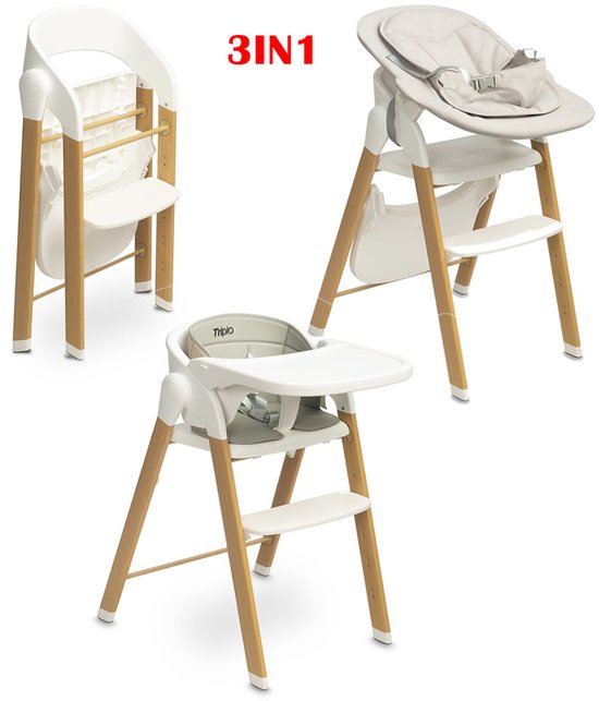 3-in-1 inklapbare Kinderstoel: Comfort, Veiligheid en Stijl in Één , geschikt vanaf 6+ maanden van Kekk