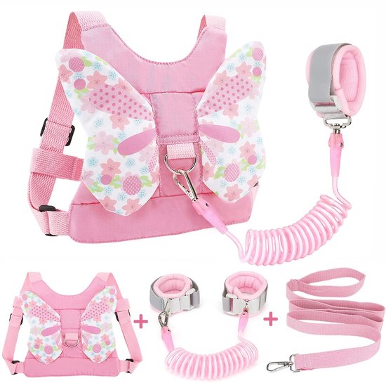 3 in 1 Peuter Harnas met Veiligheidsriemen en Anti-verdwijn Polslink van Merkloos