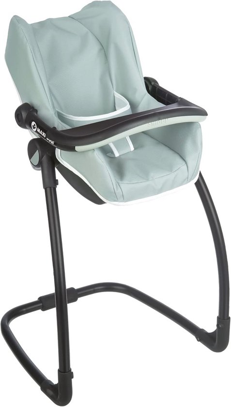 3-in-1 Poppenstoel - Hoge Stoel, Autostoel & Schommelstoel voor Poppen tot 42 cm - Speelgoedaccessoires voor Kinderen vanaf 3 Jaar van Merkloos