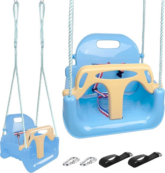 3-in-1 Wipstoel voor Kinderen en Baby's - Binnen & Buiten Gebruik