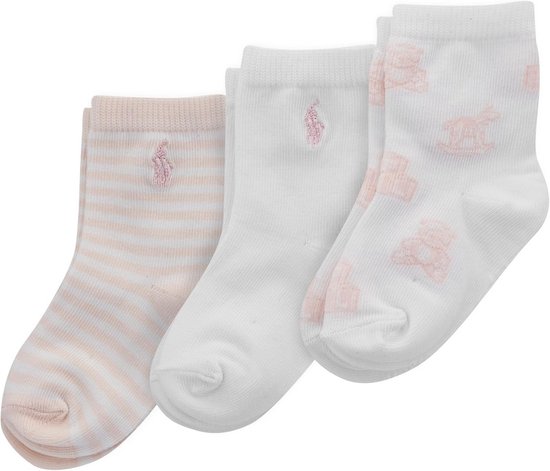 3 Paar Baby Sokken Katoen met Antislip - Schoentjes Sokken Jongen/Meisje van Merkloos