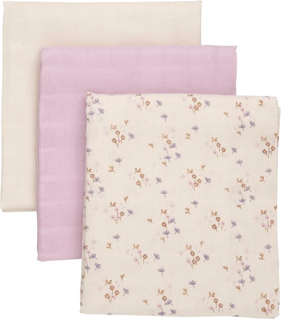 3-Pack Unisex Baby Stoffen Luiers/Spuugdoeken 70x70 Katoen van Merkloos