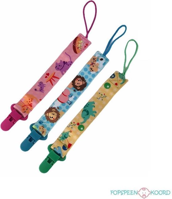 3 stuks – speenkoorden voordeelverpakking – Dierenrijk van Koeka