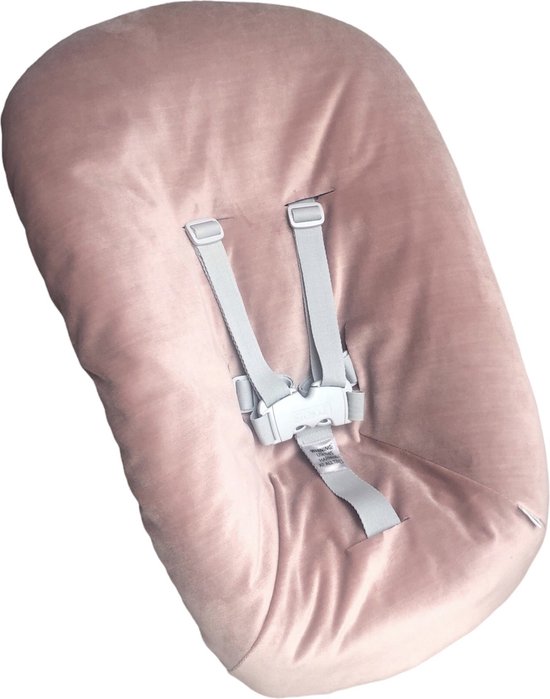 #30 Newborn hoes, Oud roze velvet, Stokke Tripp Trapp. Ook geschikt voor Kidsmill Up. van Ukje