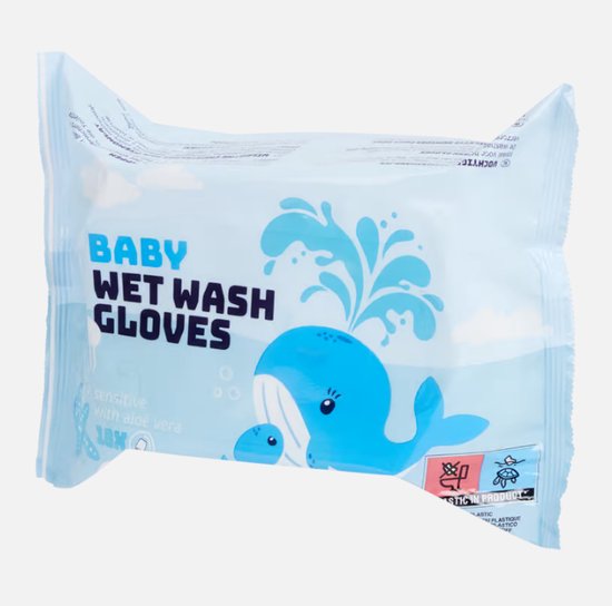 36 Vochtige Washandjes - Sensitive - 2x 18 Baby Washandjes - Aloe Vera - Verzorgend - Verzorgende Washandjes van Cyclus Care
