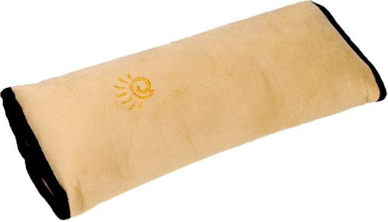 3D Gordelkussen - Auto Gordel Beschermer - Slaapkussen Kind Nek Kussen - Auto Reiskussen - Geel van Merkloos