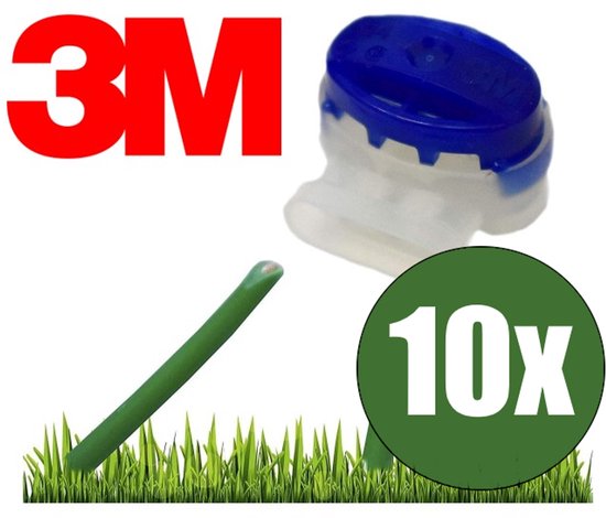 3M Gel connectors | 10 stuks | Draadverbinder | Kabelverbinders | Scotchlok 314 | Perimeterdraad reparatie | voor alle robot maaiers | Begrenzingsdraad van 3M