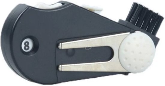 4 in 1 golftool - Pitchfork - Score teller - Ball marker - Borstel - ATHLIX van ATHLIX