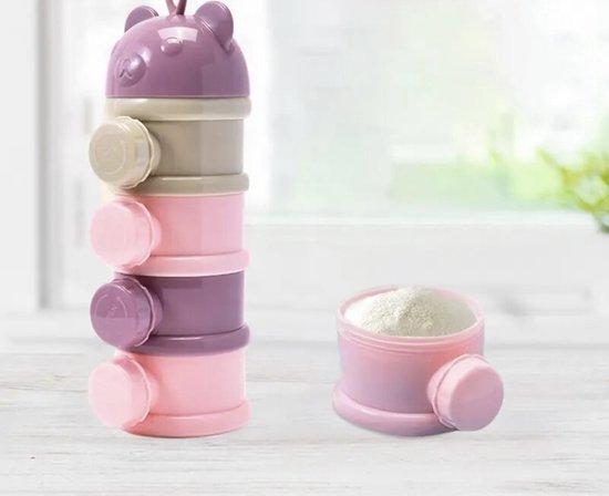 4-laags melkverdeler - PAARS - beer - baby's van Storου
