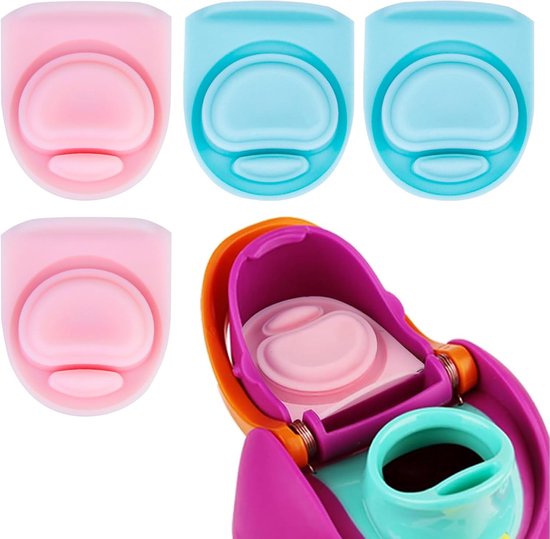 4 Stoppen van Siliconen voor Dop Owala FreeSip,Rubber Afdichtingsonderdelen,Packing Drinkfles Vervangingsonderdelen,Accessoires voor Onderdelen Vervangdop Owala 470,560,710,740,950,1180 ml-B2