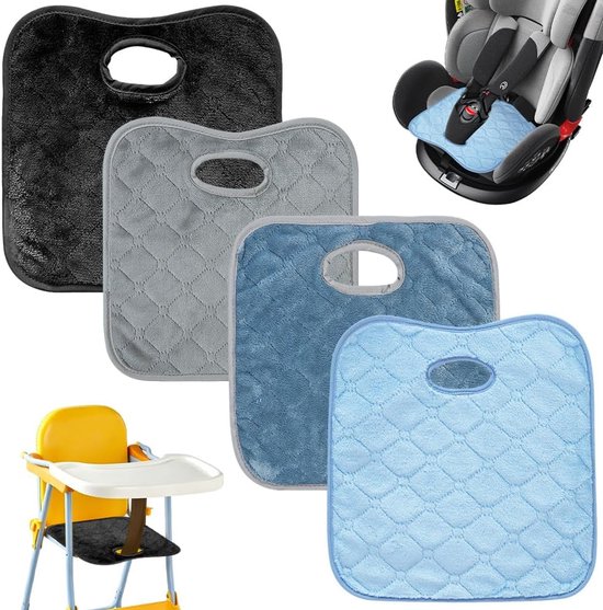 4 stuks - Autostoelbeschermer - kinderstoel verkleiner - stoel kussen - 32×30cm - Babyzitje kussenset - voor autostoelen, kinderwagens, hoge - voor Potjestraining