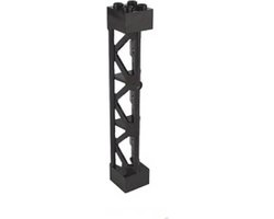 4 Stuks High-Tech Bouwonderdelen - Compatibel Met Lego - 2210 Framekolom - Zwart van $