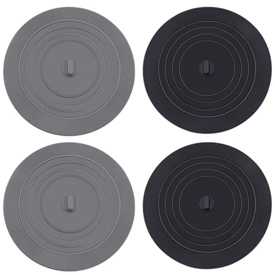 4 Stuks Rubberen Badstoppers voor Bad en Douche van Hature