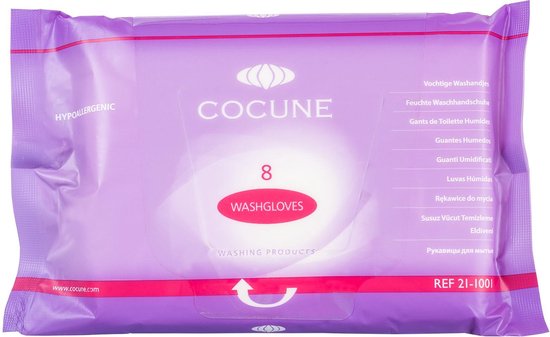 40 Cocune Vochtige Washandjes Geparfumeerd (5 pak van 8 stuks) van Cocune