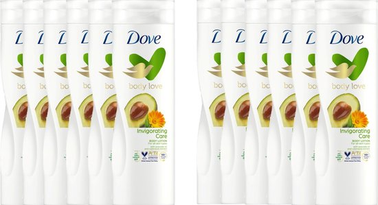 400 ml Dove Bodylotion  Invigorating Ritual met Avocado - Voordeelverpakking 12 stuks van Merkloos