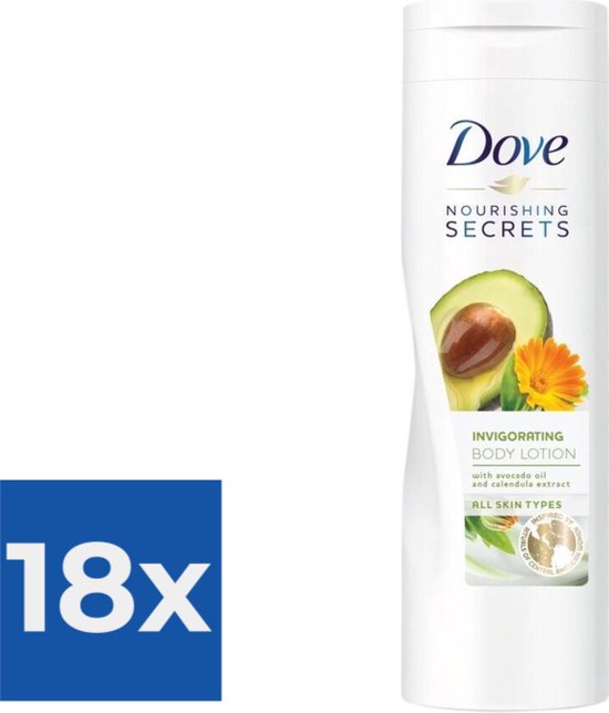 400 ml Dove Bodylotion  Invigorating Ritual met Avocado - Voordeelverpakking 18 stuks van Merkloos