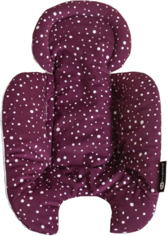 4Moms MamaRoo 5 Newborn Insert Maroon Pluche van 4M