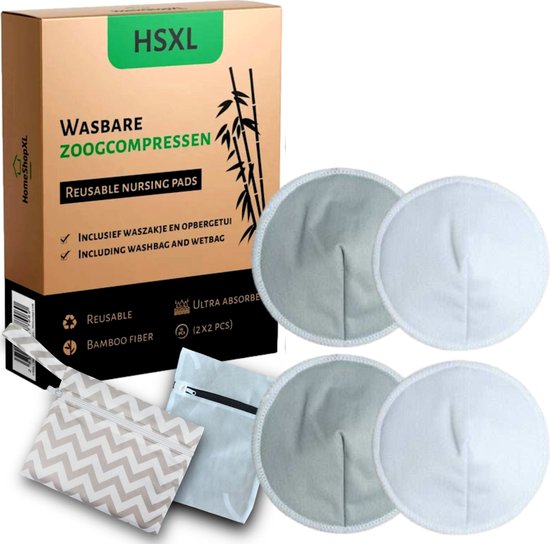 4x Wasbare Zoogcompressen - 4 stuks - Cup B t/m G - Wasbaar van Medela