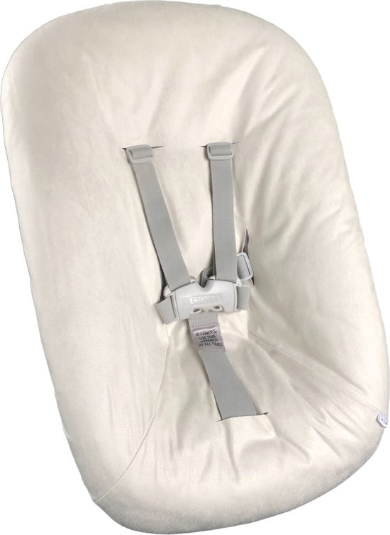 #58 newborn hoes, Ecru suéde look, Stokke Tripp Trapp. Ook geschikt voor Kidsmill Up. van Ukje