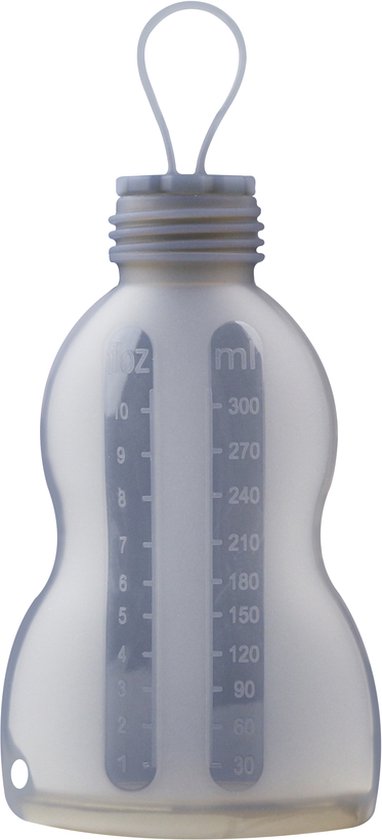 5x Silicone Moedermelk bewaarflesjes - Herbruikbaar - 250 ML- Sterk Materiaal - Veilig - Geen Lekkages- BPA Vrij - Moedermelk Bewaarzakjes- van Vimara