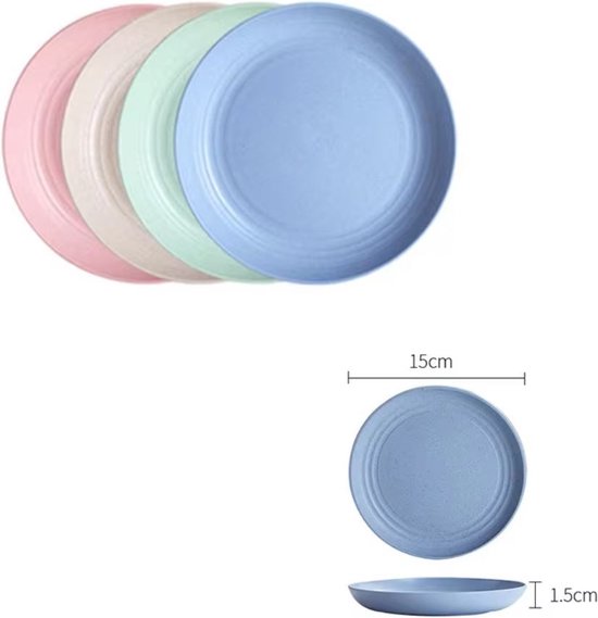 6- delig kinderservies set- peuter servies- BPA vrij- Vaatwasbestendig- baby cadeau- kraamcadeau van Little Champs