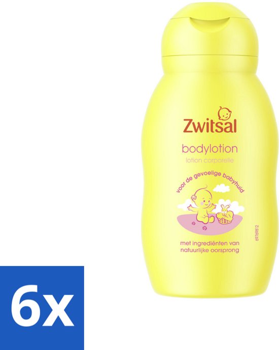 6 x Zwitsal - Verzorgende Bodylotion - Gevoelige Babyhuid - 75 ml - Babylotion - Babyhuid - Hydraterende Lotion - Zachte Lotion - Gevoelige Babyhuid