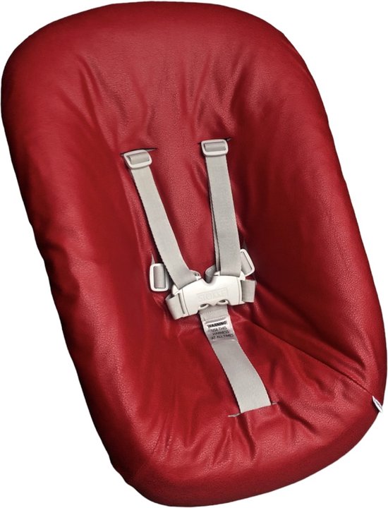 #66 Newborn hoes, Rood suéde look, Stokke Tripp Trapp. Ook geschikt voor Kidsmill Up. van Ukje