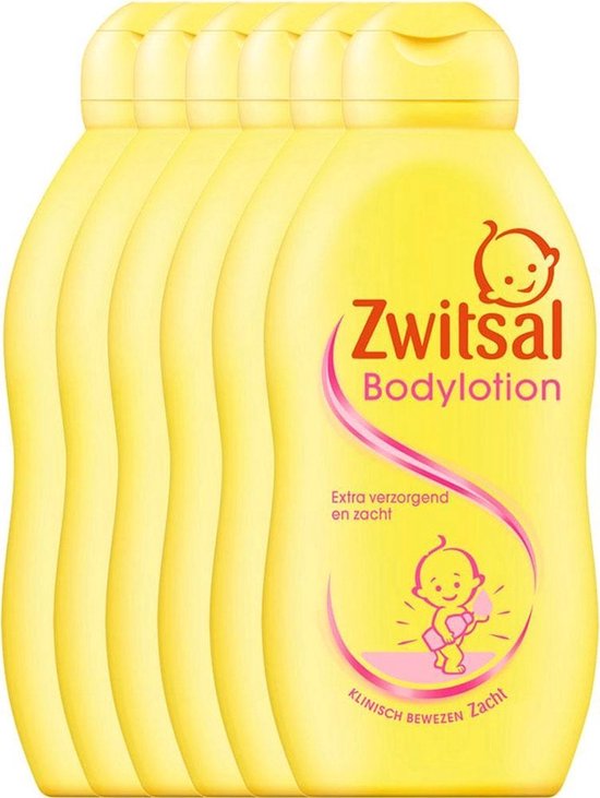 6x Zwitsal Bodylotion 200 ml van Zwitsal