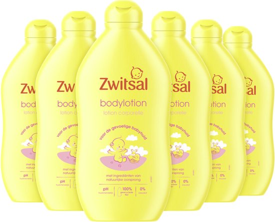 6x Zwitsal Bodylotion 400 ml van Zwitsal