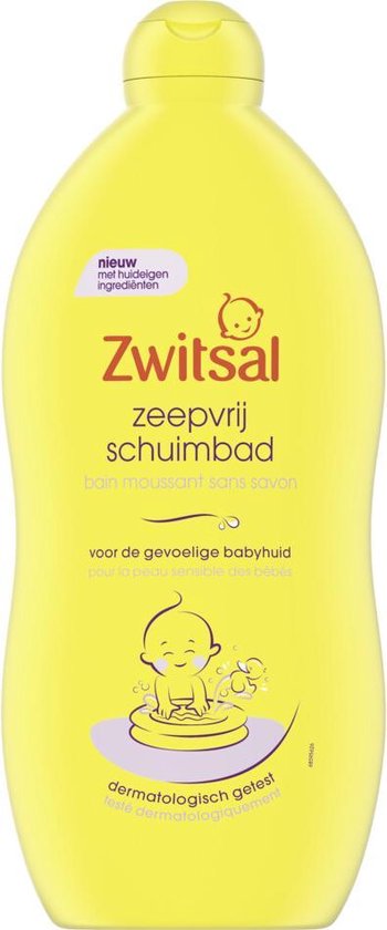 6x Zwitsal Zeepvrij Schuimbad 700 ml van Zwitsal