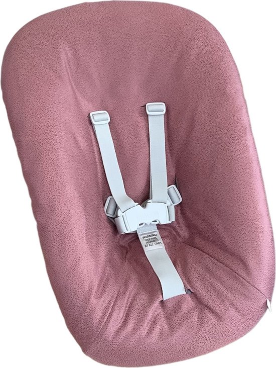 #75 Newborn hoes, Donker oud roze suéde look, Stokke Tripp Trapp. Ook geschikt voor Kidsmill Up. van Ukje
