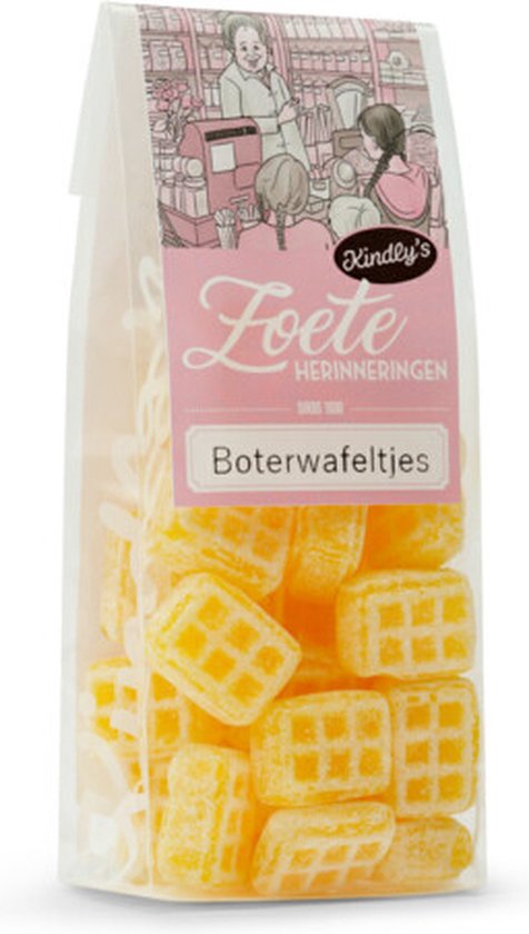 7x Kindly's Boterwafeltjes 200 gr van Kindly's