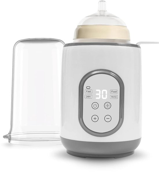8-in-1 babyflesverwarmer – snel, timer, voor moedermelk,Opwarmen, ontdooien, steriliseren – geschikt voor alle flessen en potjes