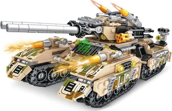 8 in 1 tank lego compatibel - voor lego van Cobi