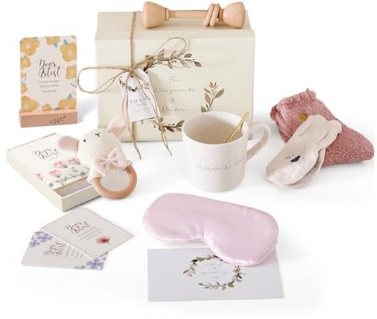 9-delige houten bijtringen set voor baby's - Perfect als cadeau voor jongens en meisjes