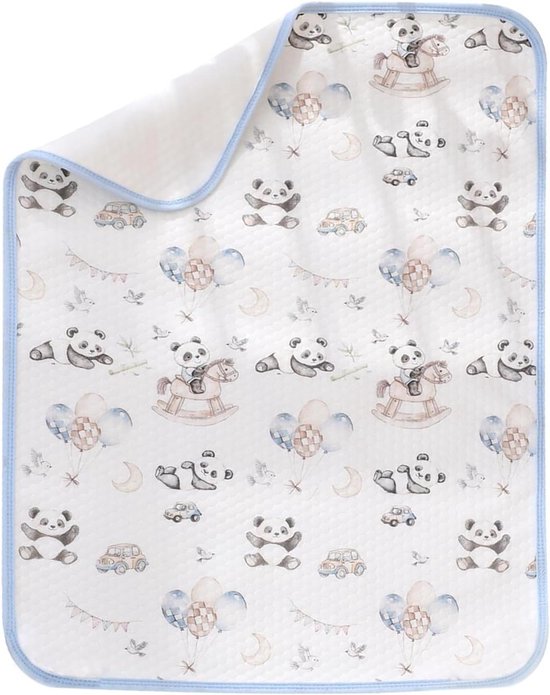Aankleedmat Baby - Wasbare Mat - Baby Verzorgen - Waterdicht Ademend - 70 x 50 cm - Grijs