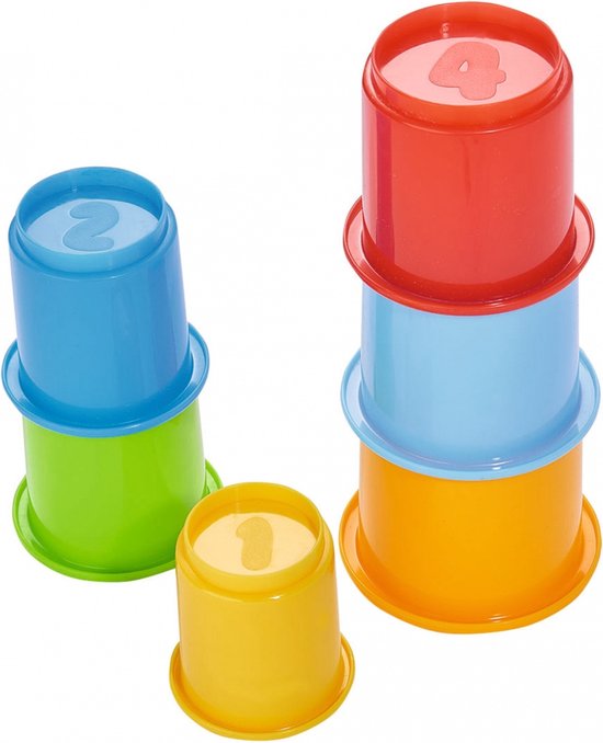 ABC - Stapelbekers - 0 tot 36 maanden - Vormenstoof van ABC