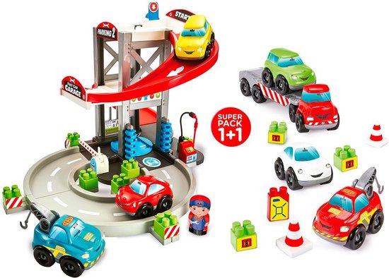 Abrick Garage met Transporter en Auto's van AB