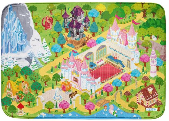 Achoka Speelkleed Droomkasteel Junior 100 X 150 Cm Polyester van Achoka