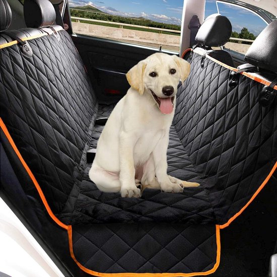 Achterbank hondendeken waterdicht antislip krasbestendig met zijbescherming - Universele autodeken voor honden - Hondenmat achterbankhoes van Petuxe