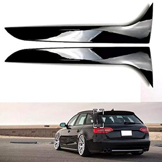 Achterruit Spoiler voor Audi A4 B8 Avant Allroad 2009-2016 - Gloss Black