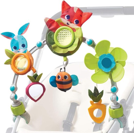Activiteitenboog voor Baby met Ratelende Speeltjes - Verstelbaar voor Kinderwagens en Buggy's