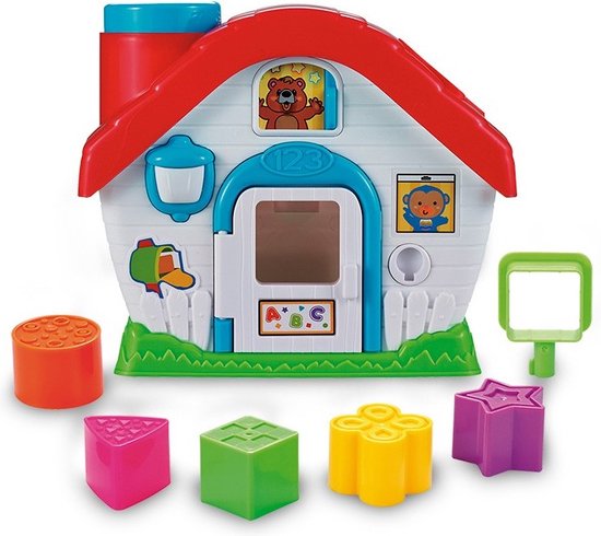Activity Huis Baby - Tachan - Vormenstoof - Met Sleutel en Verschillende Vormen van Tachan