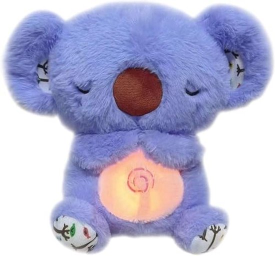 Ademhalende Teddy Otter voor Angstverlichting en Slaaphulp - Kalmerend Babyspeelgoed van Merkloos