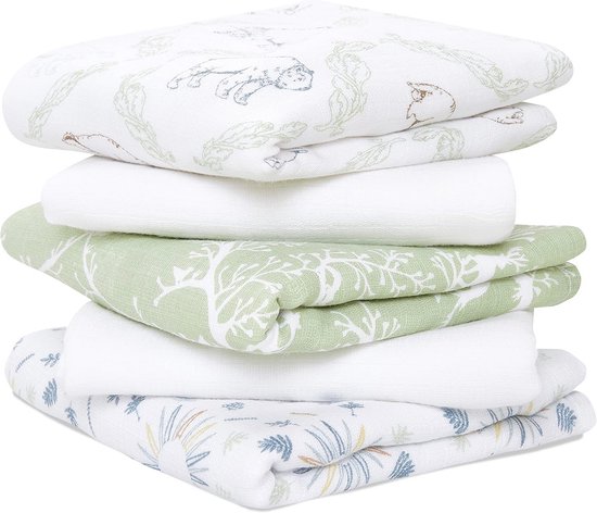 Aden + Anais™ Essentials Harmony Katoenen mousseline doekjes, 5 stuks van Merkloos