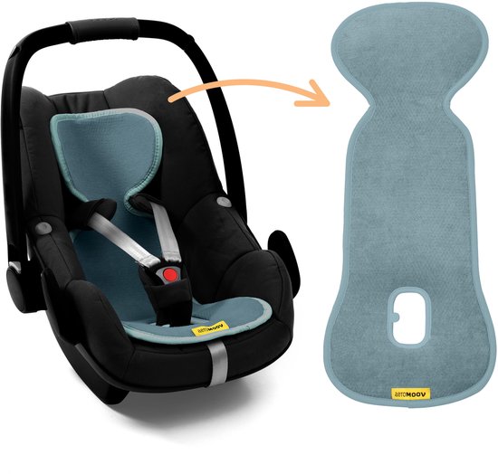 AeroMoov Air Layer – Inlegkussen Autostoel – Ademend & Warmteregulerend - Groep 0+ - Mint van AeroMoov