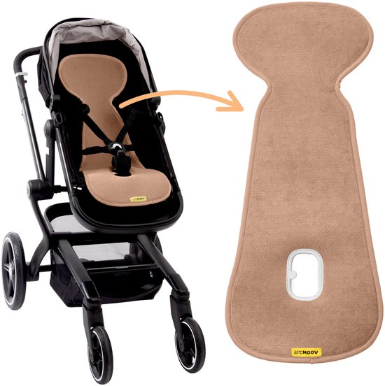AeroMoov Air Layer - Inlegkussen Buggy - Ademend & Warmteregulerend - Universeel - Tuscany van AeroMoov
