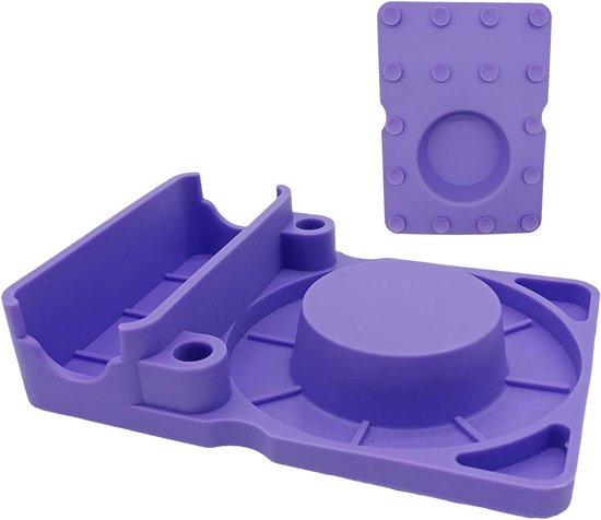 Afdruiprek Waterflessen - Fles Droogrek - Keuken Organiseren - Stapelbaar Ontwerp - 16 x 11.5 x 4 cm - Paars